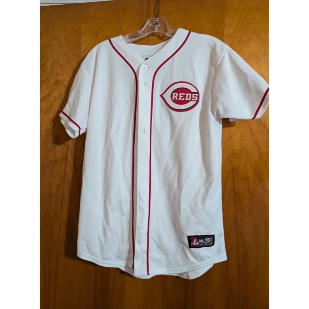 Cincinnati Reds Majestic Number 19 Votto Jersey Extra Large